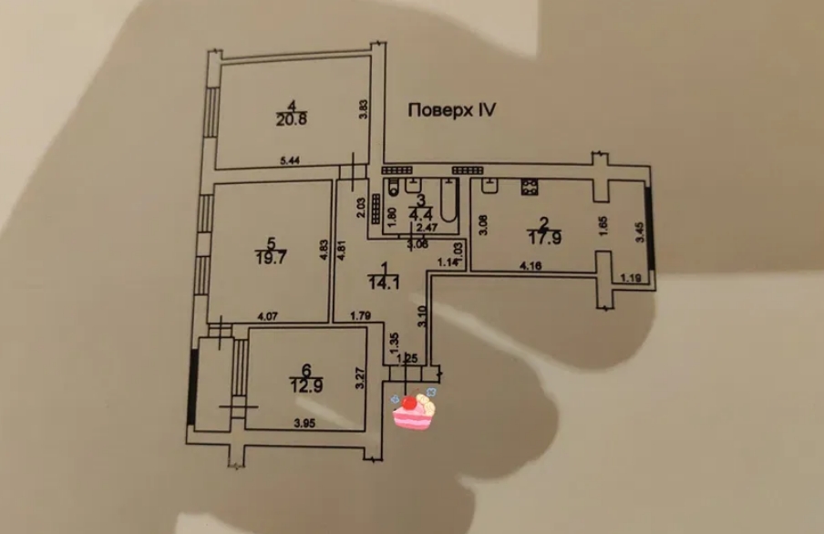 продажа трехкомнатной квартиры номер A-174302 в Киевском районе, фото номер 2